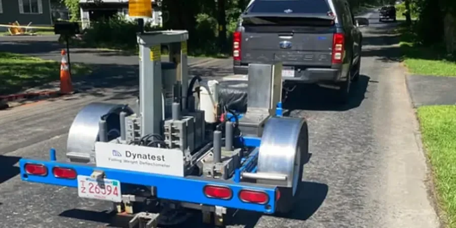 Illustrative image of Existing pavement evaluation in Chattanooga